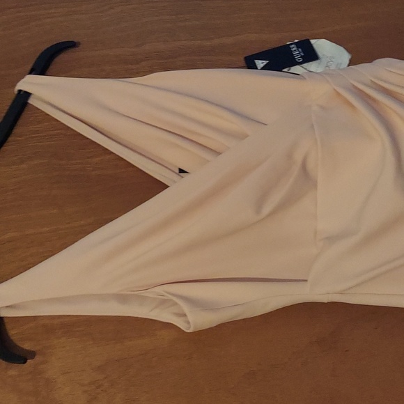 Guess V-Neck Asymmetrical Dress - Blush - Picture 2 of 6